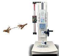 CUTANGELAR Dinamómetro Digital, Comprobador De Fuerza De Tracción De 10-2000 N, Banco De Ensayos De Tracción Vertical, 5 Sondas Y Tres Tipos De Mordazas, Para Ensayos De Tracción(With ruler,1000N)