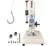 CUTANGELAR Dinamómetro Digital Con Soporte Manual De 10-2000 N, Ca-rrera De 300 Mm/11,8 Pulgadas, Con 5 Sondas Y Tres Tipos De Abrazaderas. Para Ensayos De Tensión Y Compresión.(With ruler,20N)