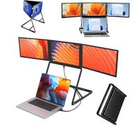 CUTANGELAR El Extensor De Pantalla para Portátil, con Pan-Talla Full HD 1080p, Pa-ntalla IPS Full HD De 15,6", Rotación De 360°, Ángulos De Visión Ajustables Y Es Compatible con Mac/Windows/Linux
