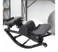 CUTANGELAR El Stepper De Fitness, con Balanceo Lateral, Combina Entrenamiento Cardiovascular para Un Acondicionamiento Corporal Completo. para Todos Los Niveles De Condición Física.(Black)