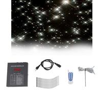 CUTANGELAR Fondo LED, Ideal para Escenarios con Luz De Estrellas, Ideal para Fotografía Nocturna, Ideal para Bodas, Fiestas, DJ, Eventos Y Actuaciones En Escenarios(White,4x6m)