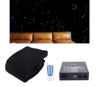 CUTANGELAR Fondo LED, Ideal para Escenarios con Luz De Estrellas, Ideal para Fotografía Nocturna, Ideal para Bodas, Fiestas, DJ, Eventos Y Actuaciones En Escenarios(White,4x4m)