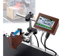 CUTANGELAR Impresora De Datos Variables, Codificadora Industrial De Inyección De Tinta En Línea. La Impresora Automática De Inyección De Tinta Cuenta con Una Boquilla Giratoria De 360°.(12.7mm)