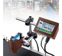 CUTANGELAR Impresora De Inyección De Tinta Industrial, Codificadora Automática De Lotes, Ofrece Una Codificación De Secado Rápido Y A Prueba De Manchas. Garantiza Un Rendimiento Fiable(25.4mm)
