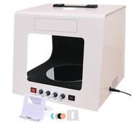 CUTANGELAR Kit De Caja De Luz Profesional para Fotografía De Joyería: Permite Colgar O Colocar La Joya, Brillo Ajustable De 3000-5500 K, Mini Softbox para Estudio Fotográfico con Accesorios(TB30)