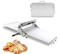 CUTANGELAR Laminadora de masa manual de acero inoxidable: control de grosor preciso de 10 niveles (0 a 25 mm), diseño plegable que ahorra un 60% de espacio en la cocina(103 * 58 * 25cm)