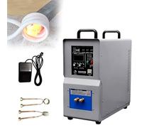 CUTANGELAR Máquina De Calentamiento Por Inducción Calentador De Alta Frecuencia De 15 KW, 30-80 KHz Para Fusión, Temple, Recocido, Soldadura Fuerte, Rango De Temperatura De 40 °C A 2000 °C.