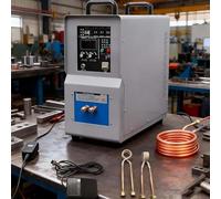 CUTANGELAR Máquina De Calentamiento Por Inducción Compacta, Calentador De Alta Frecuencia De 15 KW. Cuenta Con Una Función De Calentamiento De Tres Etapas Para Operaciones De Recocido, Temple