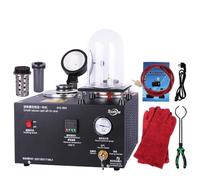 CUTANGELAR Máquina De Fundición Al Vacío De 1500 W, Fundición Profesional A La Cera Perdida, Horno De Fusión De Metales De 1100 °C Con Kit De Bomba De Vacío Y Crisol De Grafito Para Fundición De Oro
