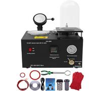 CUTANGELAR Máquina De Fusión De Oro, Máquina De Fundición Integrada, Con Fundición Al Vacío, 1100 °C Para Fabricación De Joyería, Reciclaje De Oro, Plata, Para Fundición De Lingotes Metálicos