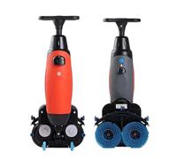 CUTANGELAR Máquina Fregadora De Suelos Comercial, 13000 Pies Cuadrados por Hora, Ancho De Limpieza De 18 Pulgadas, Velocidad 0-350 RPM, Función Tres En Uno Cepillar Lavar Secar(Red)