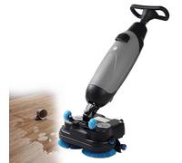 CUTANGELAR Máquina Fregadora De Suelos Comercial, 13000 Pies Cuadrados por Hora, Ancho De Limpieza De 18 Pulgadas, Velocidad 0-350 RPM, Función Tres En Uno Cepillar Lavar Secar(Gray)