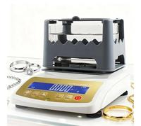 CUTANGELAR Probador De Oro Densímetro Electrónico De Metales Preciosos Con Precisión De Pesaje De 0,01 G/0,005 G/0,001 G, Analizador De Pureza De Oro, Plata, Oro De 10 Quilates(NoPrinter,MDJ600K)