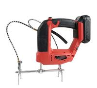 CUTANGELAR Sacudidor de abejas eléctrico antideslizante de 150 W - Herramienta inalámbrica de vibración para mar-cos, 4 velocidades, velocidad ajustable, construcción de acero galvanizado(Red)