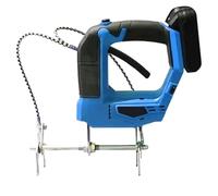 CUTANGELAR Sacudidor de abejas eléctrico antideslizante de 150 W - Herramienta inalámbrica de vibración para mar-cos, 4 velocidades, velocidad ajustable, construcción de acero galvanizado(Blue)