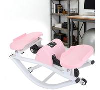 CUTANGELAR Stepper De Cuerpo Completo con Movimiento Lateral Que Trabaja Piernas, Glúteos Y Brazos con Bandas De Resistencia Integradas. Ideal para Entrenamiento Cardiovascular De Bajo Impacto(Pink)