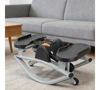 CUTANGELAR Stepper De Movimiento Lateral, Una Máquina Silenciosa para Gimnasio En Casa, Ofrece Un Entrenamiento Tranquilo Y Efectivo. para Una Sesión De Fitness Completa En Cualquier Lugar.(Gray)