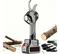 CUTANGELAR Tijeras de Podar Eléctricas Mejoradas, Podadora Eléctrica Inalámbrica con Varilla Ajustable 1.3-2.2m Cuchillas SK5 y Batería Dual, para Jardinería Profesional y Paisajismo(With pole)