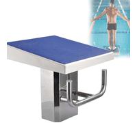 CUTANGELAR Trampolini Antiscivolo Da Banco, Piattaforma per Tuffi In Piscina, Blocco Di Partenza Inclinato Di 15° per Allenamento E Competizioni In Piscina, Speciale per Il Nuoto(Upgrade)