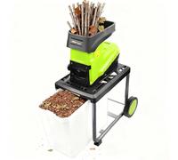 CUTANGELAR Trituradora De Ramas De Madera, 2800W Trituradora De Jardín Eléctrica Con Diámetro De Trituración 45mm, Bolsa Desmontable 60L, Cuchillas Reversibles, Ideal Para Compostaje.