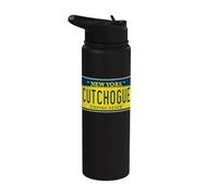 Cutchogue NY Long Island New York Home - Placa de matrícula Stainless Steel Insulated Water Bottle