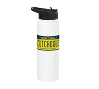 Cutchogue NY Long Island New York Home - Placa de matrícula Stainless Steel Insulated Water Bottle