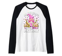 Cute 25th Birthday GNOME Princess For Women Its My Birthday Camiseta Manga Raglan