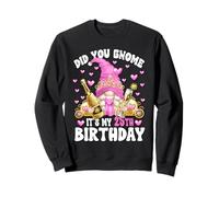 Cute 25th Birthday GNOME Princess For Women Its My Birthday Sudadera