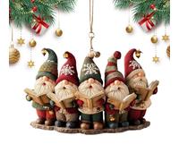 Cute 2D Acrylic Christmas Gnome Ornaments | Holiday Gnome Decorations Made Of 2D Acrylic, Perfect For Christmas Trees, Winter Décor, Gardening, Daily Indoor Displays, Parties, Offices, Homes, Dorms, A