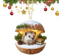 Cute 2D Flat Holiday Pendant Animal Ornaments for Christmas Tree