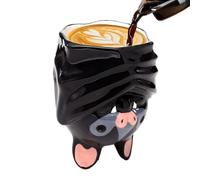 Cute 3D Inverted Gothic Bat Coffee Mug With Weighted Stable Base, Bat Upside Down Shaped Mug | Funny Animal Novelty Cup For Home & Offices Decor And Coffee Lovers