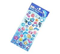 Cute 3D Stickers - Arts Decals, Aesthetic 3D Stickers, Durable Decorative Adhesive, Fun Creative Sticker For Smartphone Laptop Birthday Classroom Business Teacher School Reward Scrapbooking