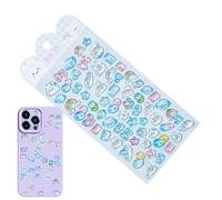 Cute 3d Stickers, Glowing Cartoon Decals, Animal Decorative Stickers, Luminous Waterproof Adhesive Design Creative Personalization for Mobile Phone Laptop Computer Diary Notebook Planner