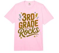Cute 3er Grado Rocks Primer día Música Profesor Niñas Hola Comfort Colors Adult Heavyweight T-Shirt
