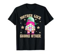 Cute 80 90s Roller Skating GNOME For Women Roller Skate Mom Camiseta