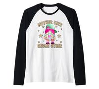 Cute 80 90s Roller Skating GNOME For Women Roller Skate Mom Camiseta Manga Raglan
