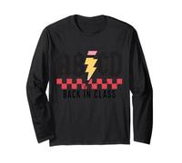 Cute ABCD Teacher - Volver a la Escuela Rock Band Lightning Bolt Manga Larga