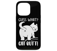 Cute Adivina qué trasero de gato para amantes de los gatos y padres de mascotas Carcasa para iPhone 13 Pro