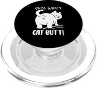 Cute Adivina qué trasero de gato para amantes de los gatos y padres de mascotas PopSockets PopGrip para MagSafe