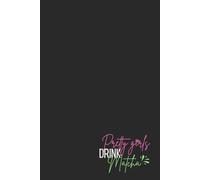 Cute Aesthetic Notebook - Lined Journal 200 Pages - Quote 'PRETTY GIRL DRINK MATCHA' - Fun & Trendy Gift for Matcha Lovers, Girls Who Journal, ... Routines, Mood Tracker & Matcha Manifesting