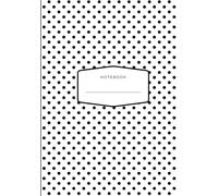Cute Aesthetic Polka Dot Notebook for Girls Teens - Softcover Journal with "If Found Please Return To" Label, 6x9 Inches, 300 Lined Pages - Girly ... & Girly Polka Dot Design - Classic black-