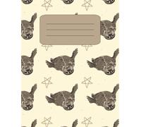 Cute Aesthetic Seal Animal A4 Notebook - 100 pages, Wide Lined, perfect for Journalling, Studying and Gifts