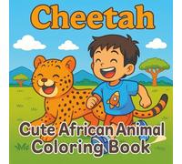 Cute African Animal Coloring Book: Fun and Easy Safari Wildlife Pages for Kids Ages 4-8 - Perfect for Learning and Creativity (Mimi Go Books)