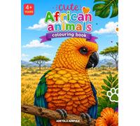 Cute African Animals: Colouring Book (Colouring books by Adetola Adefule)