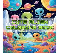 Cute Alien Coloring Book