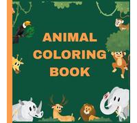 Cute Alphabet Animal Coloring Book for Kids: Educational Coloring Pages with Animals and Alphabets for Preschool Children Ages 3-5