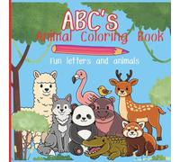 Cute Alphabetical Animal Coloring Book For Kids: Jumbo Alphabet and animal coloring book for preschoolers aged 1-3