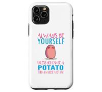Cute Always Be Yourself Unless a Potato Kawaii Potato Carcasa para iPhone 11 Pro