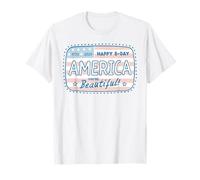 Cute America 250 cumpleaños 1776-2026 para Mujeres y niñas Camiseta