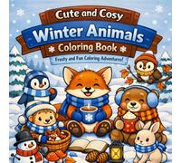Cute and Cosy Winter Animals Coloring Book - Frosty and Fun Coloring Adventures für Kinder, Erwachsene und Senioren - Bold and Easy: Große, einfache ... and Cosy - Animal Versionen - Bold and Easy)